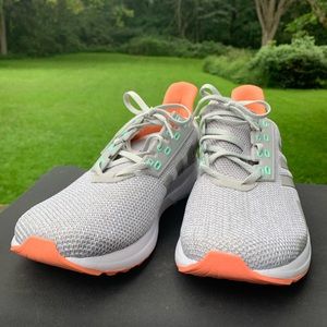Women’s Adidas Athletic Running Gray/Mint Shoes 11